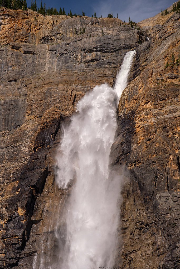 Winter Falls waterfall