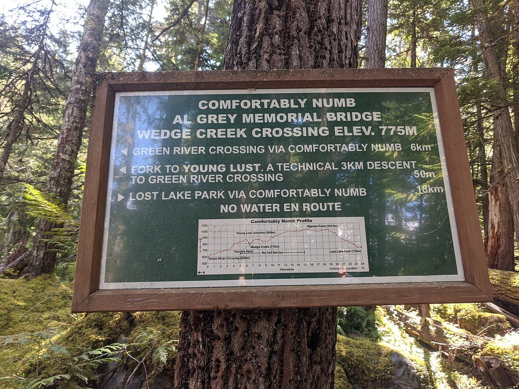 Wedge Creek Falls waterfall