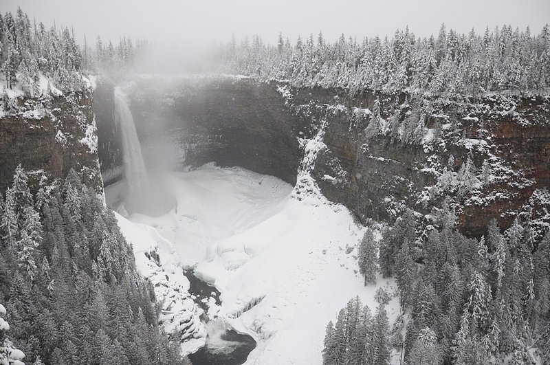 Cougar Falls waterfall