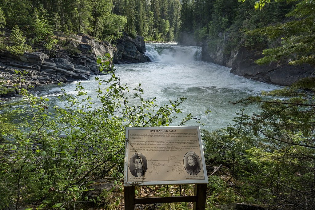 Overlander Falls waterfall