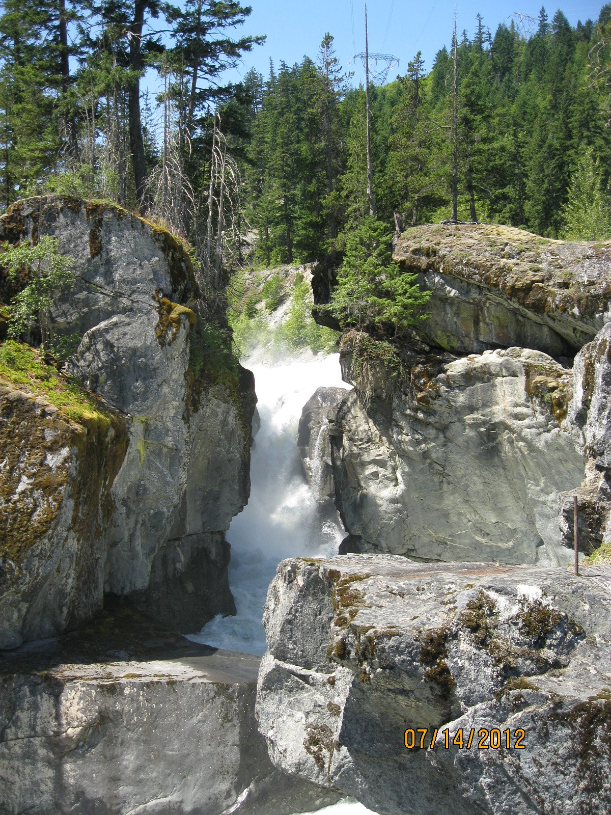 Nairn Falls waterfall