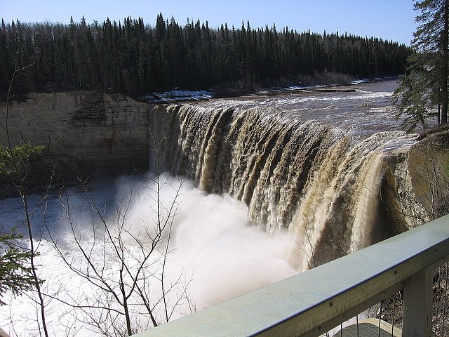 Alexandra Falls waterfall