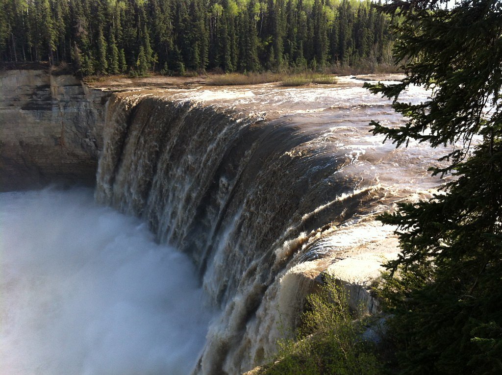 Alexandra Falls waterfall