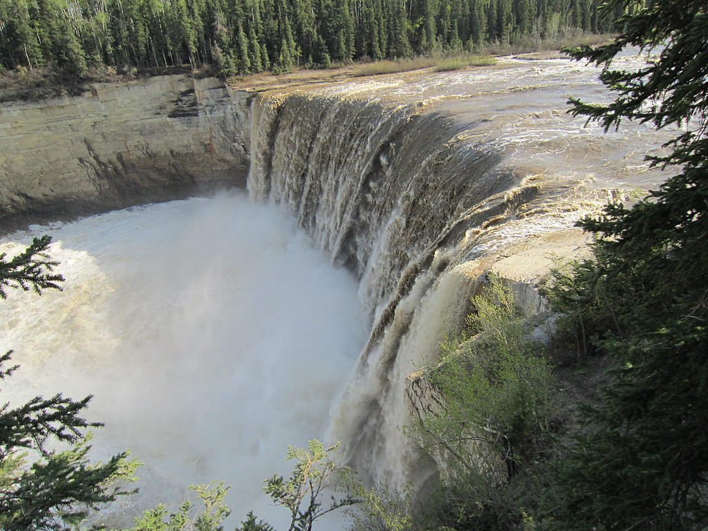 Alexandra Falls waterfall