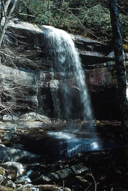 Thunderhead Falls waterfall