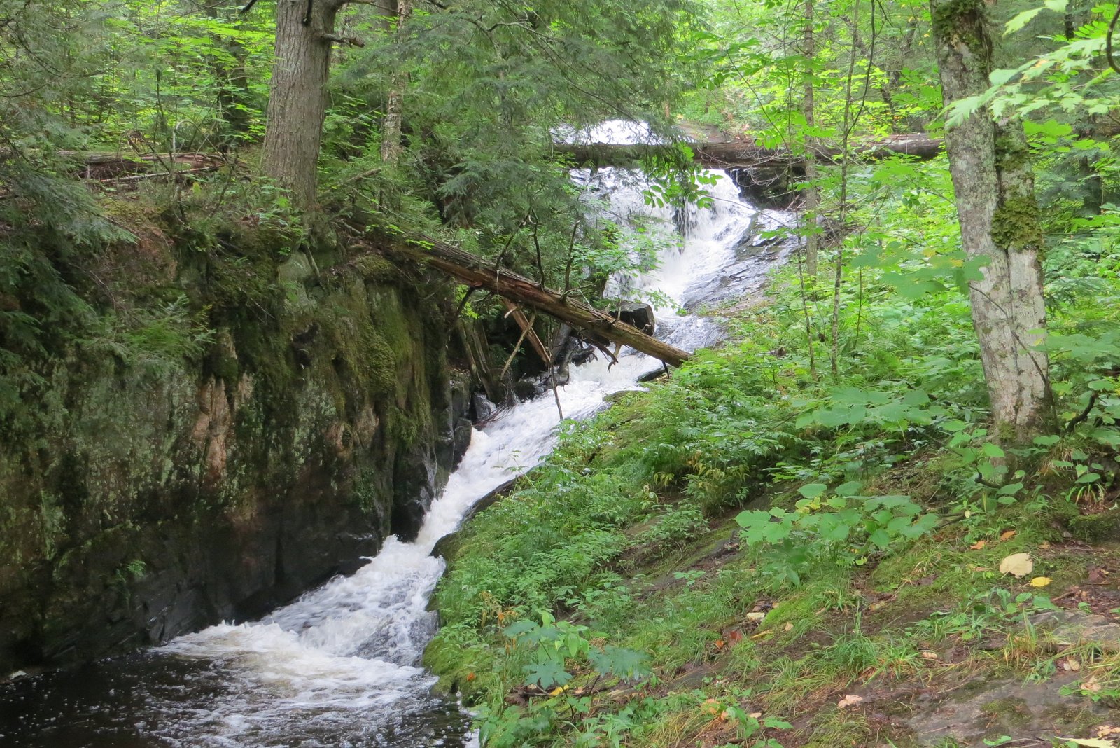 West Branch Yellow Dog Falls waterfall